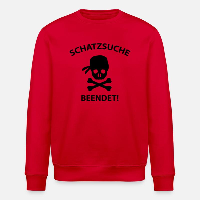 schatzsuche beendet - Stanley/Stella ROLLER Unisex Organic Sweatshirt - red