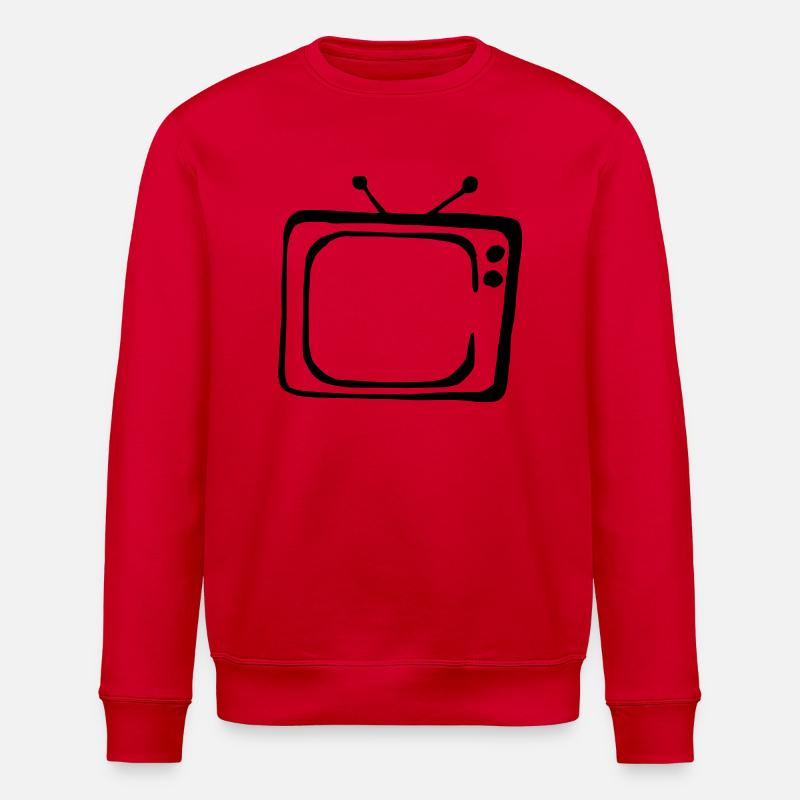 Fernseher - Stanley/Stella Unisex Bio-Sweatshirt ROLLER - Rot