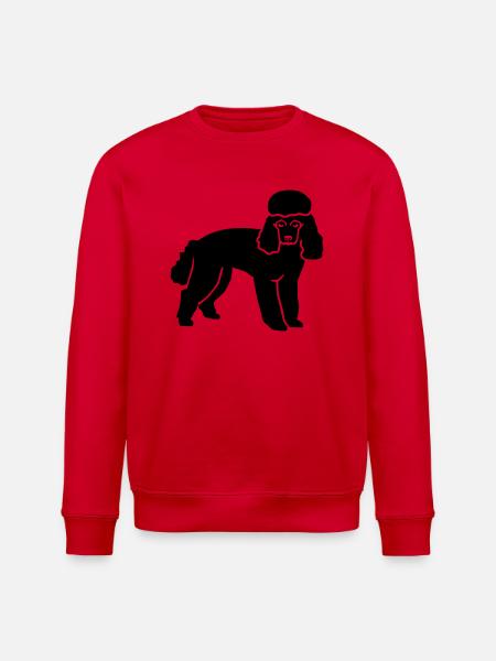 Caniche - Sweat bio ROLLER Stanley/Stella Unisexe - rouge