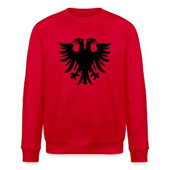 double-headed eagle - Stanley/Stella ROLLER Unisex Organic Sweatshirt - red - Front - Nik (191cm)