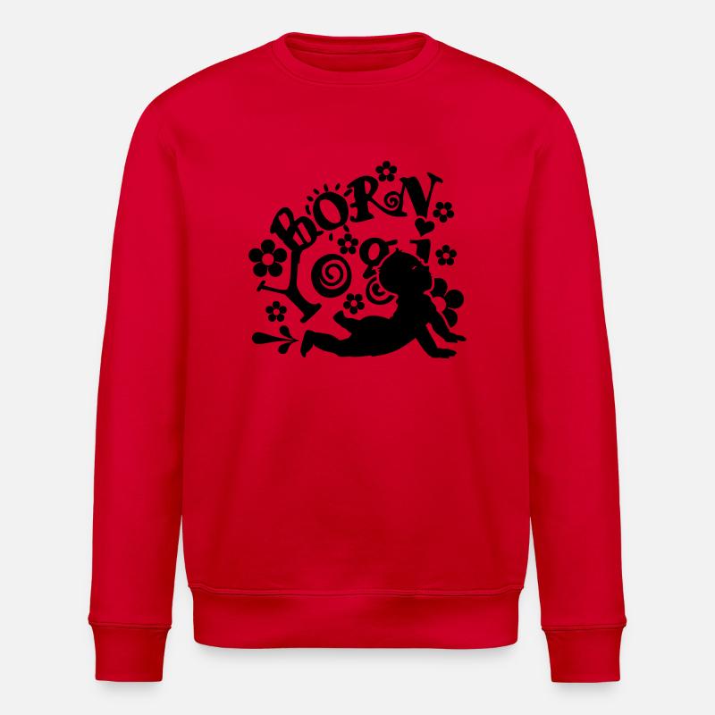 Born Yogi Baby (1c) - Sweat bio ROLLER Stanley/Stella Unisexe - rouge
