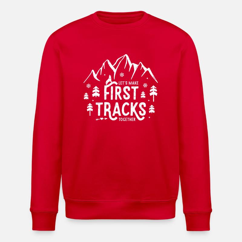First Tracks - Stanley/Stella Unisex Bio-Sweatshirt ROLLER - Rot