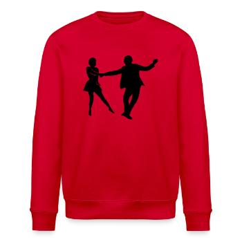 west coast swing dancer - Stanley/Stella Unisex Bio-Sweatshirt ROLLER - Rot - Vorne - Nik (191cm)