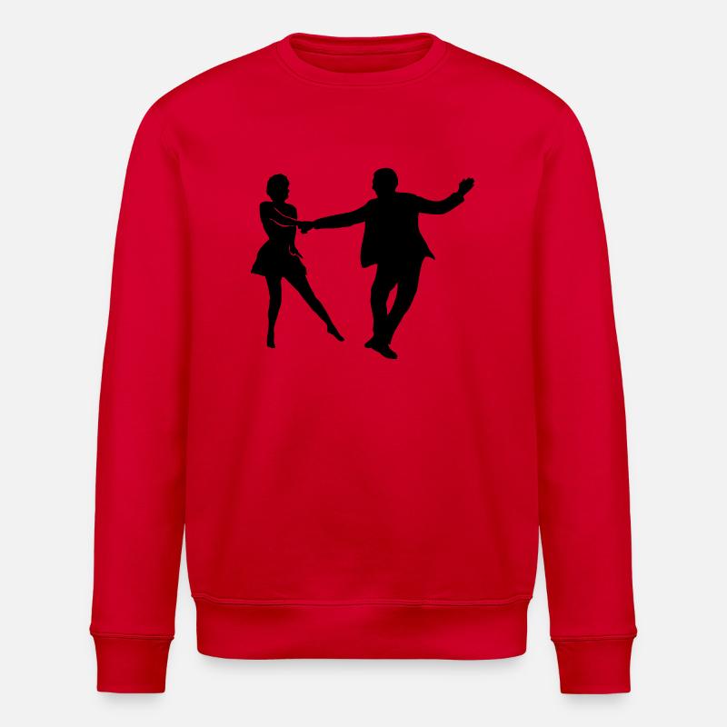 west coast swing dancer - Stanley/Stella Unisex Bio-Sweatshirt ROLLER - Rot