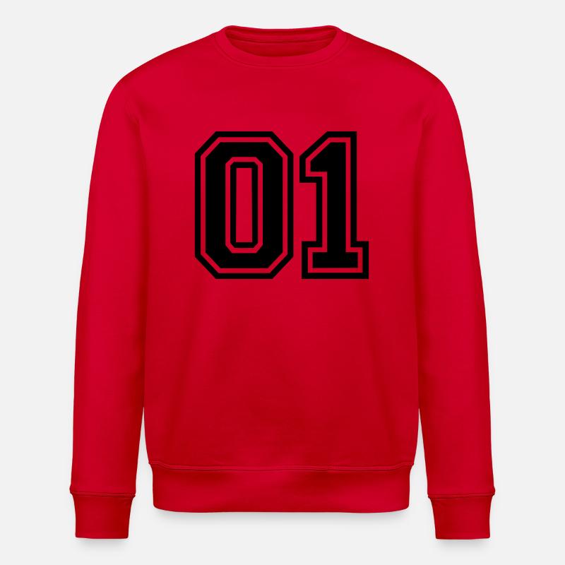 01 - Stanley/Stella Unisex Bio-Sweatshirt ROLLER - Rot