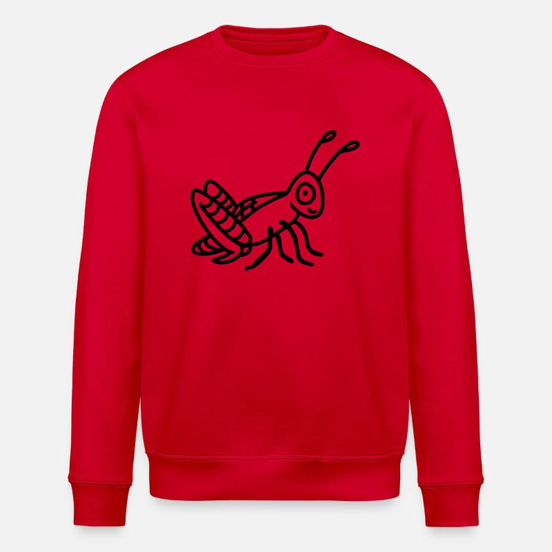Grasshopper - ligne - Sweat bio ROLLER Stanley/Stella Unisexe - rouge