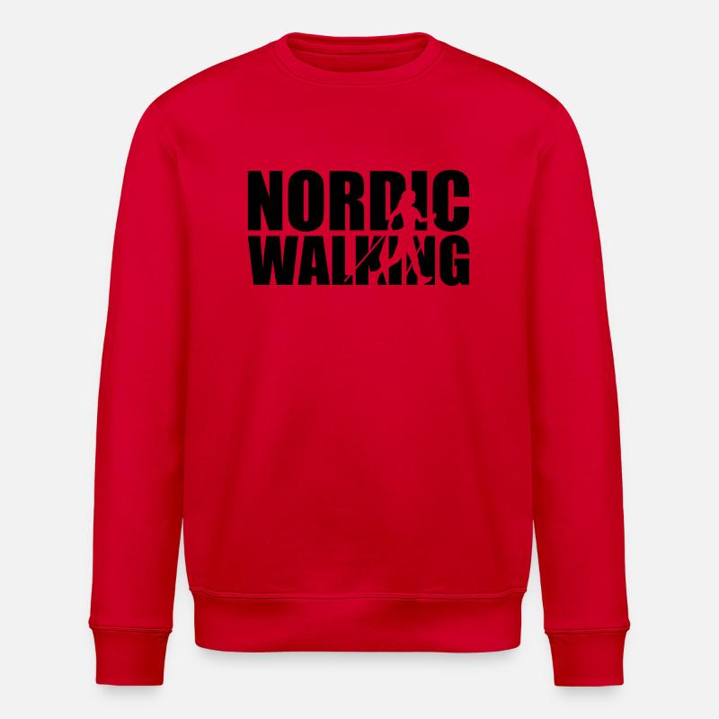 Nordic Walking - Stanley/Stella Unisex Bio-Sweatshirt ROLLER - Rot