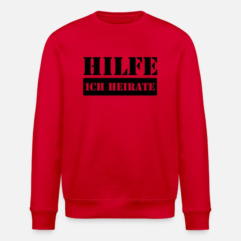 Aide-moi à épouser JGA - Sweat bio ROLLER Stanley/Stella Unisexe - rouge
