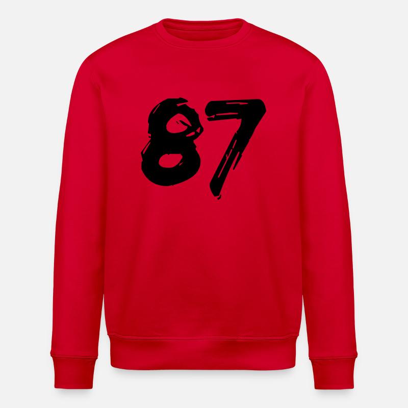 Brushed 87 - Stanley/Stella Unisex Bio-Sweatshirt ROLLER - Rot