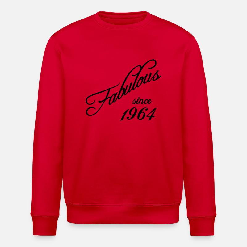 Fabulous since 1964 - Stanley/Stella ROLLER Unisex Organic Sweatshirt - red