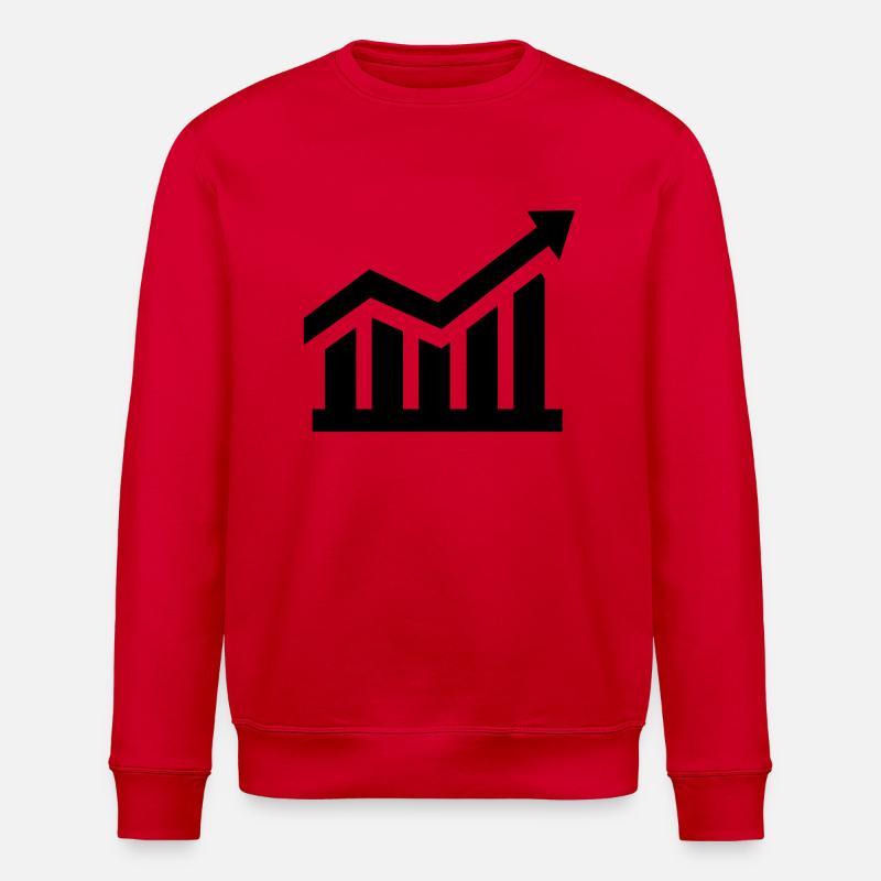 Diagramm - Stanley/Stella Unisex Bio-Sweatshirt ROLLER - Rot