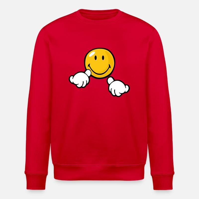 Smiley Attention - Sweat bio ROLLER Stanley/Stella Unisexe - rouge