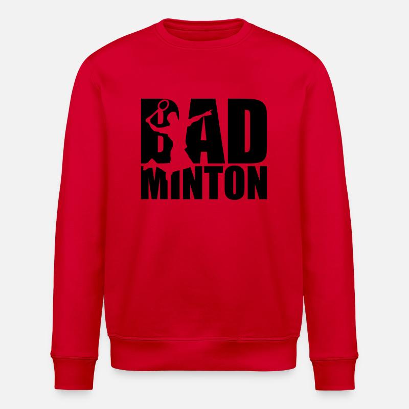 Badminton - Stanley/Stella Unisex Bio-Sweatshirt ROLLER - Rot