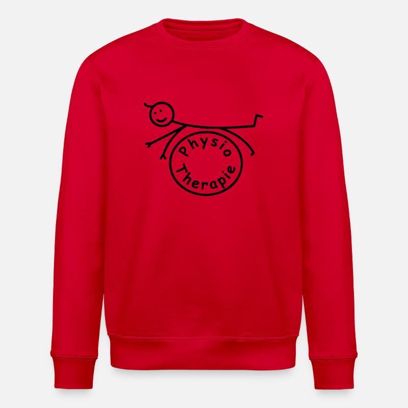 les hommes de la physiothérapie - Sweat bio ROLLER Stanley/Stella Unisexe - rouge