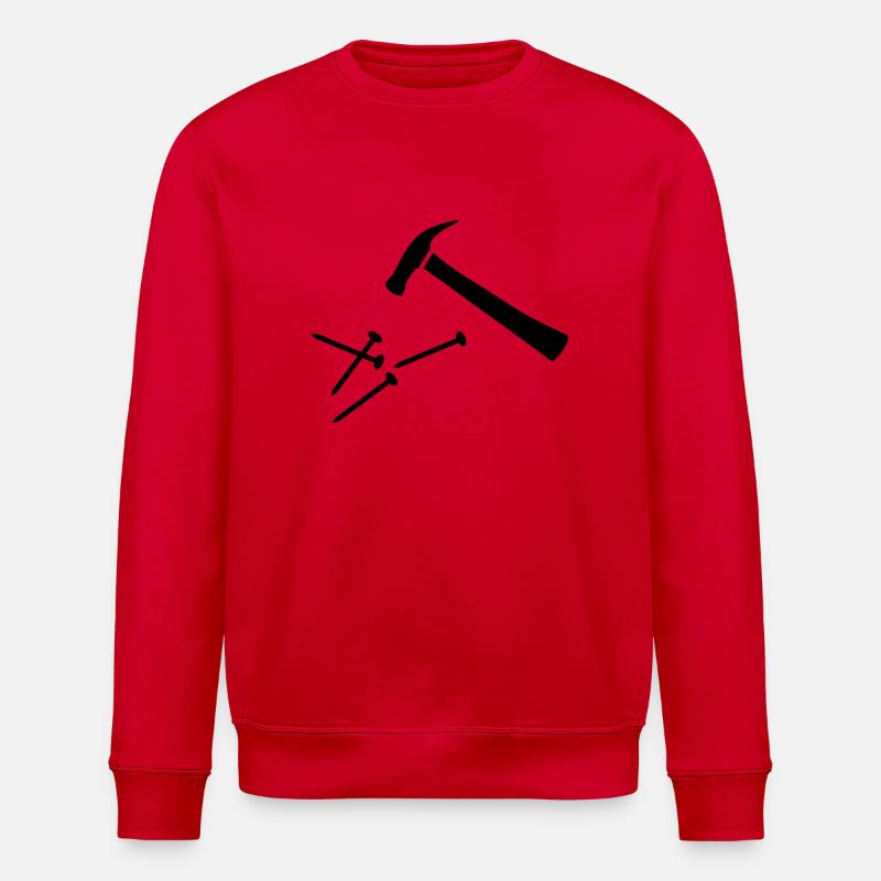 Tools - Stanley/Stella ROLLER Unisex Organic Sweatshirt - red