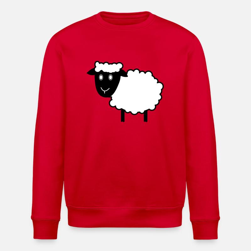 Schaf - Stanley/Stella Unisex Bio-Sweatshirt ROLLER - Rot