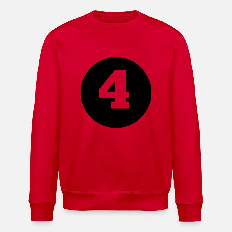 4c - Stanley/Stella Unisex Bio-Sweatshirt ROLLER - Rot
