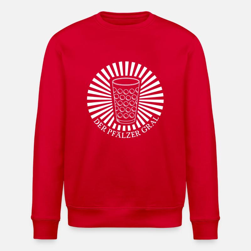der pfälzer gral - Stanley/Stella Unisex Bio-Sweatshirt ROLLER - Rot