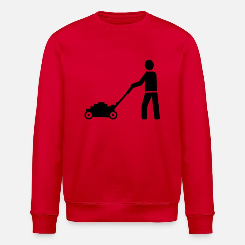 Rasenmäher - Stanley/Stella Unisex Bio-Sweatshirt ROLLER - Rot