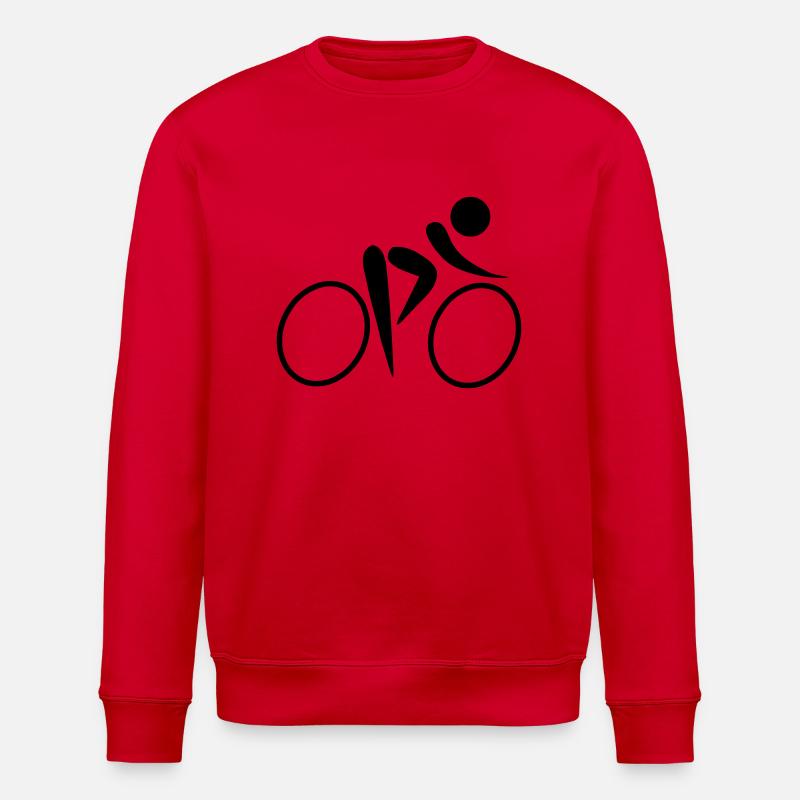 cycling os - Sweat bio ROLLER Stanley/Stella Unisexe - rouge