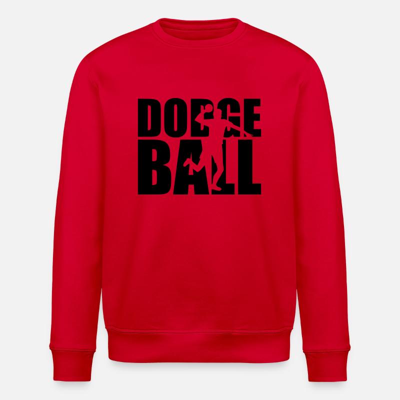 Dodgeball - Stanley/Stella Unisex Bio-Sweatshirt ROLLER - Rot