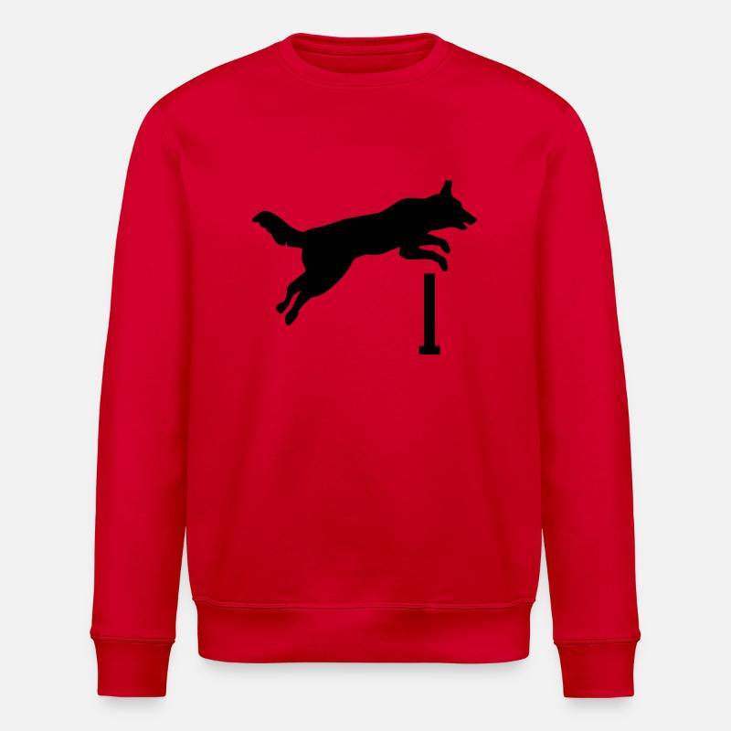 Agility - Sweat bio ROLLER Stanley/Stella Unisexe - rouge