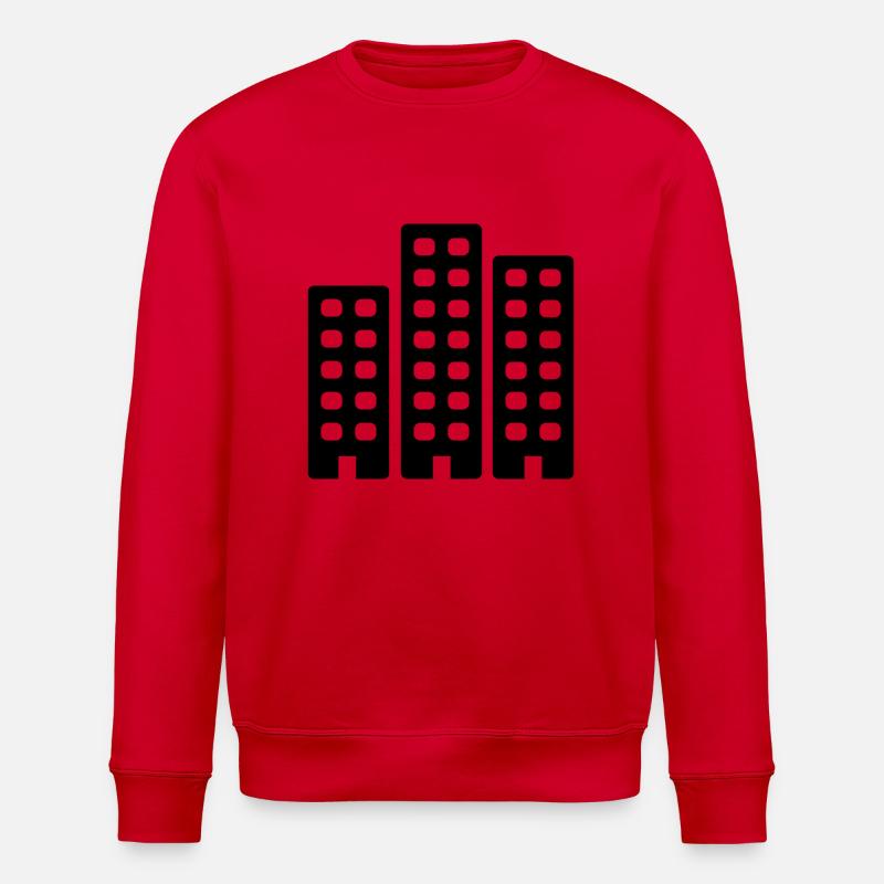Stadt - Line - Stanley/Stella Unisex Bio-Sweatshirt ROLLER - Rot