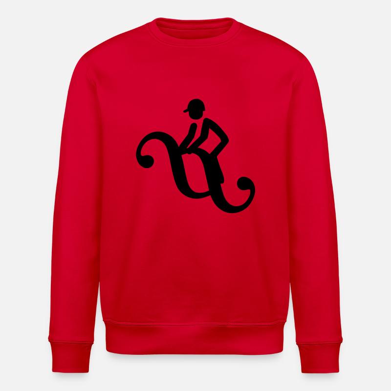 Paragraphenreiter classique - Sweat bio ROLLER Stanley/Stella Unisexe - rouge