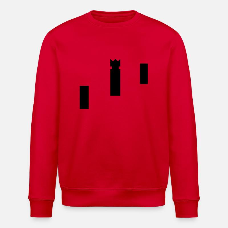 Kubb - Stanley/Stella Unisex Bio-Sweatshirt ROLLER - Rot