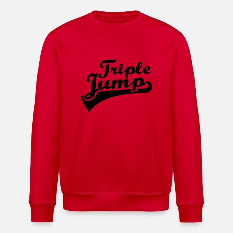 Dreisprung - Stanley/Stella Unisex Bio-Sweatshirt ROLLER - Rot