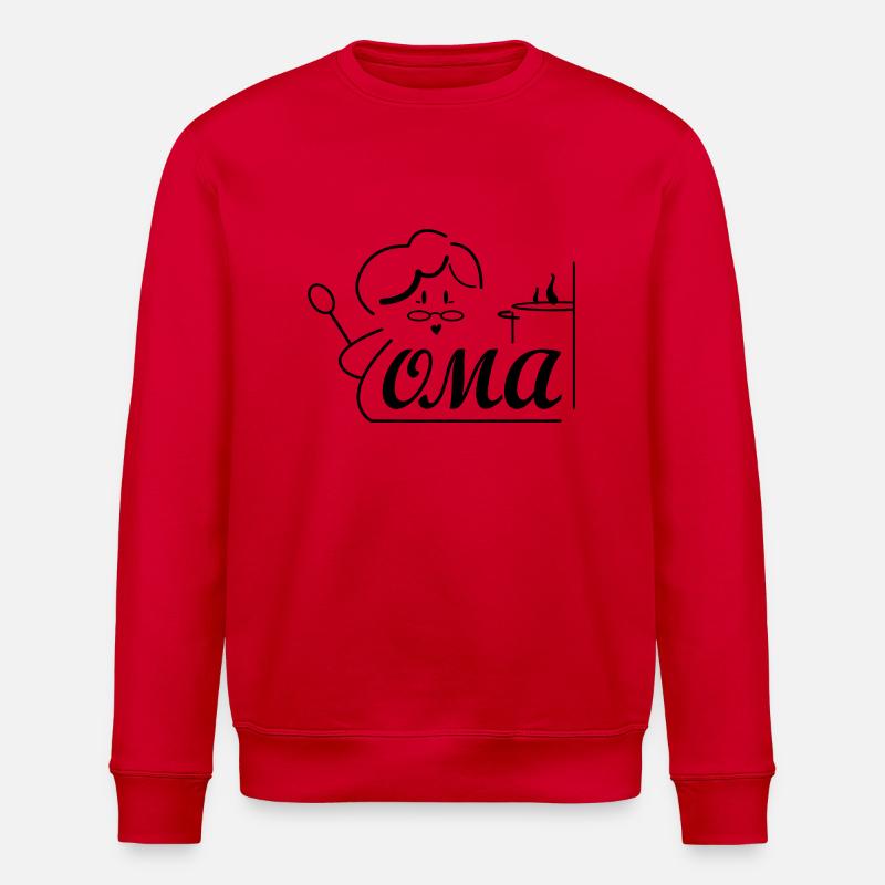 Cuisiniers Omi - Sweat bio ROLLER Stanley/Stella Unisexe - rouge