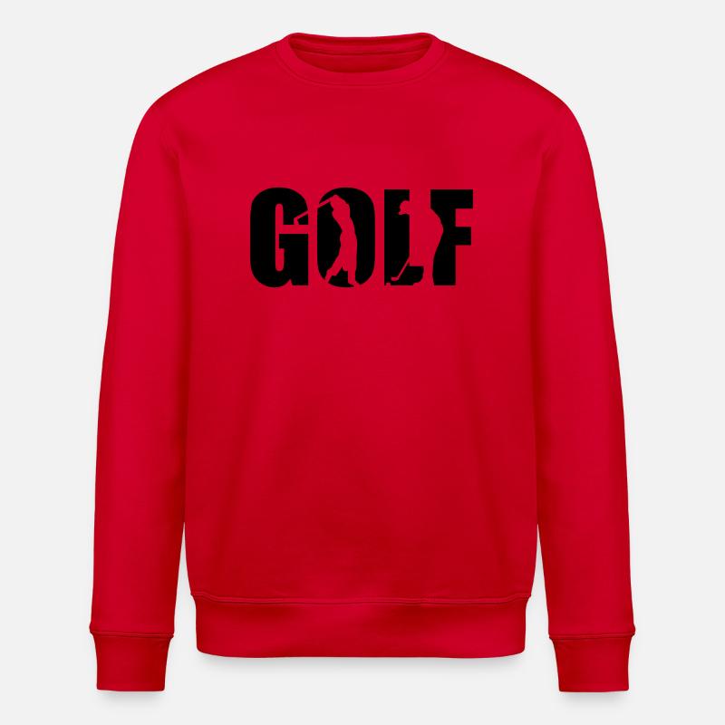 Golf - Stanley/Stella ROLLER Unisex Organic Sweatshirt - red