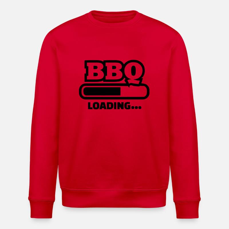 BBQ Loading - Sweat bio ROLLER Stanley/Stella Unisexe - rouge