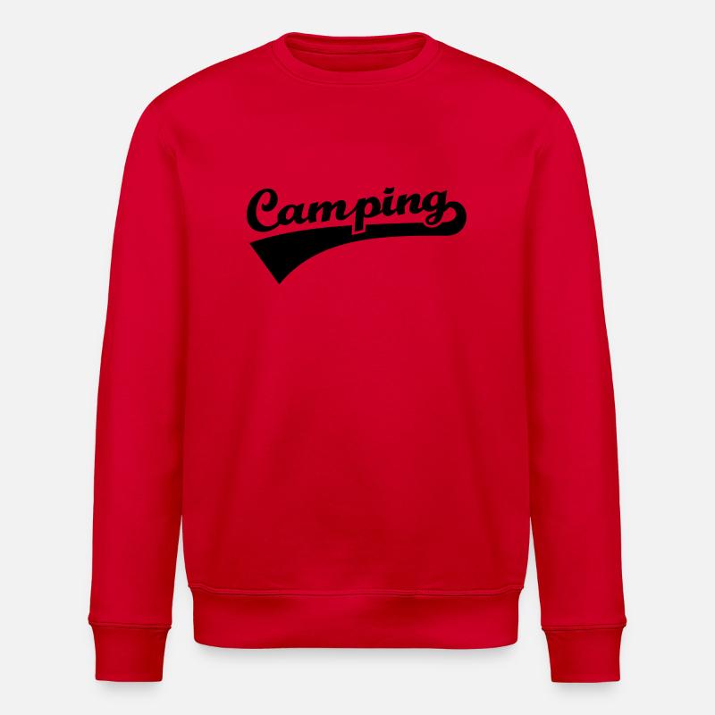 Camping - Stanley/Stella ROLLER Unisex Organic Sweatshirt - red