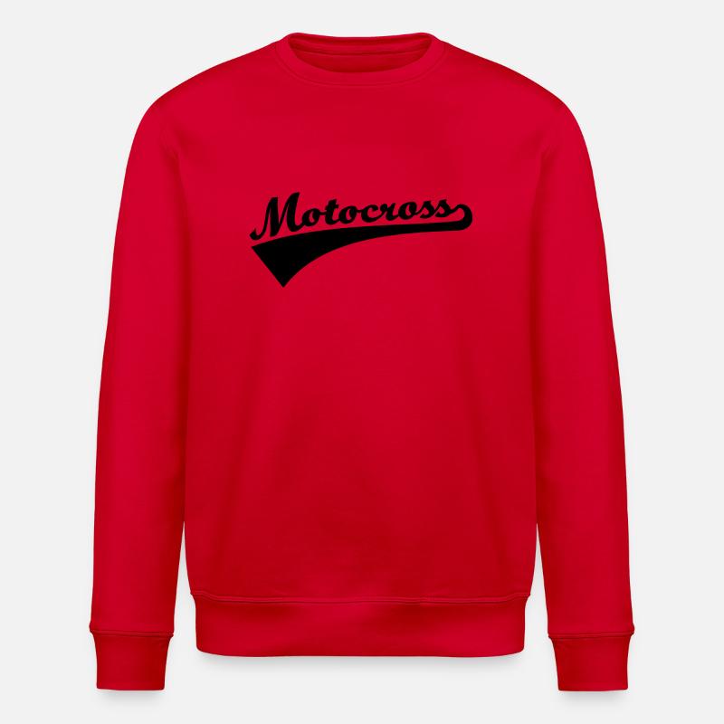 Motocross - Sweat bio ROLLER Stanley/Stella Unisexe - rouge