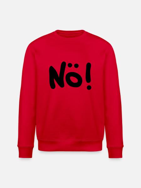 Nö! - Stanley/Stella Unisex Bio-Sweatshirt ROLLER - Rot