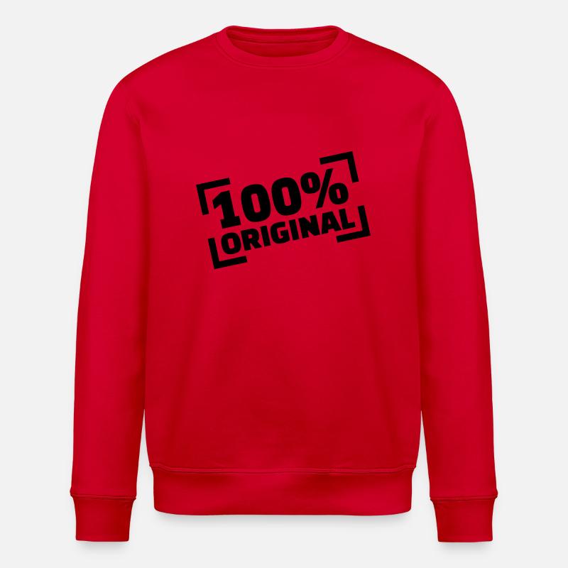 100% Original - Sweat bio ROLLER Stanley/Stella Unisexe - rouge