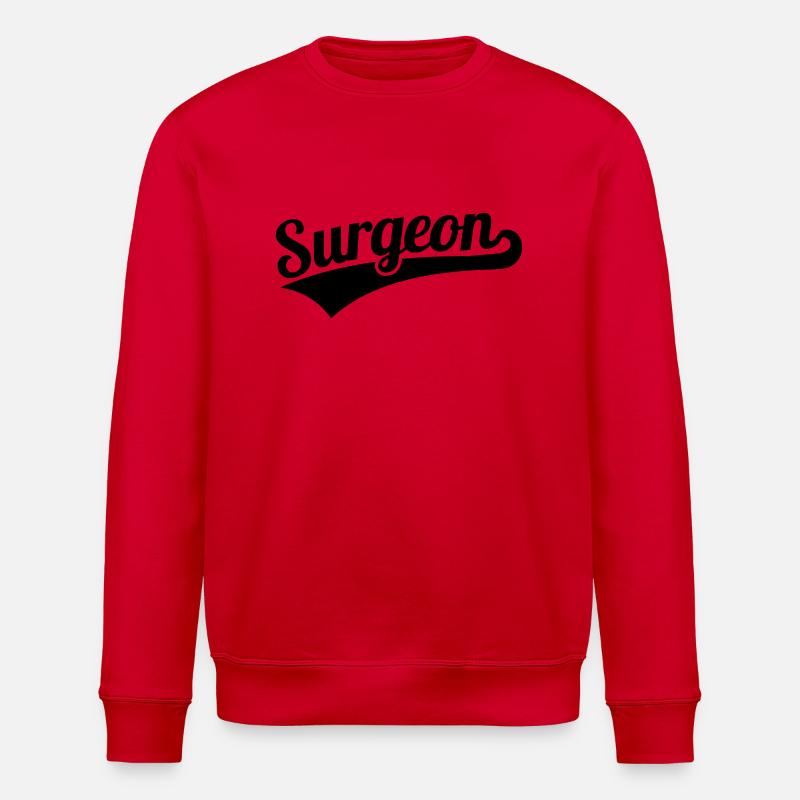 Surgeon - Stanley/Stella ROLLER Unisex Organic Sweatshirt - red