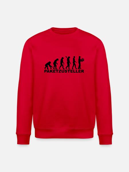 Paketzusteller - Stanley/Stella Unisex Bio-Sweatshirt ROLLER - Rot