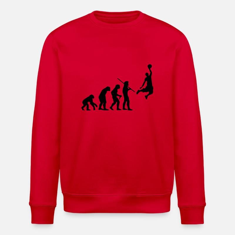Evolution Basketball - Stanley/Stella Unisex Bio-Sweatshirt ROLLER - Rot