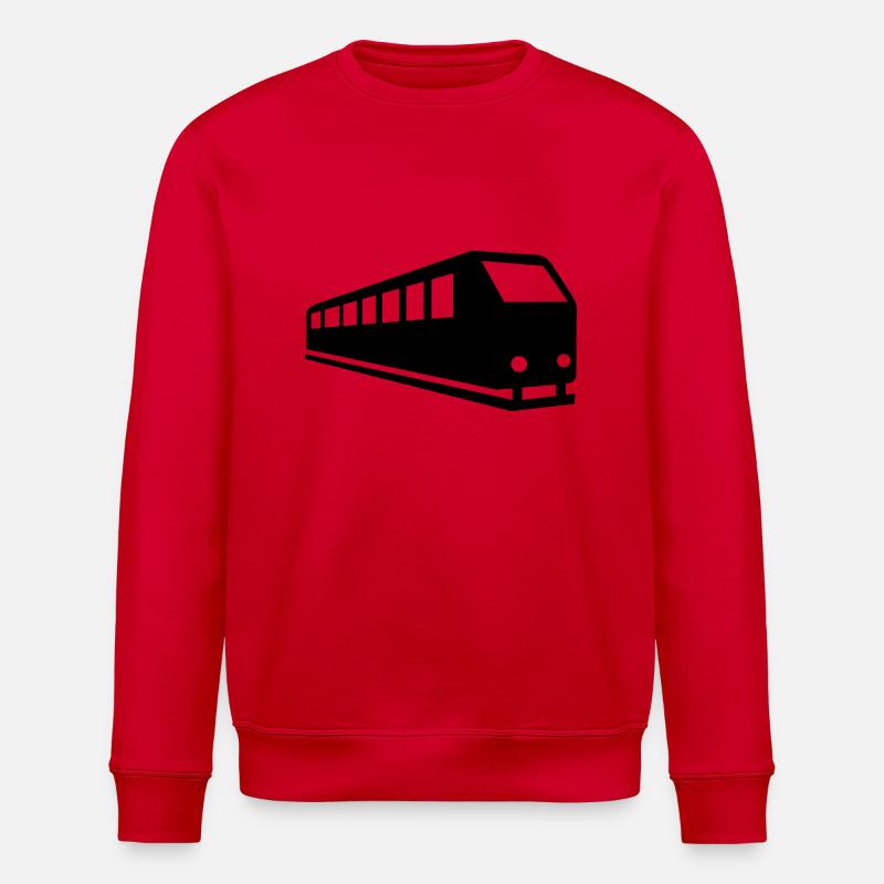 Train - Sweat bio ROLLER Stanley/Stella Unisexe - rouge