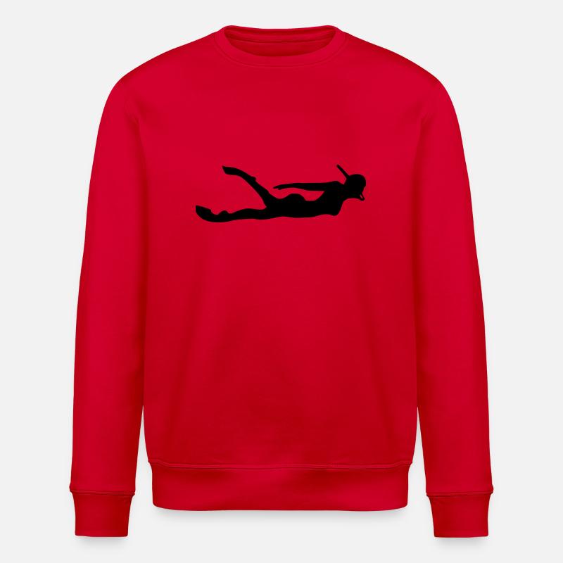 Tauchen - Stanley/Stella Unisex Bio-Sweatshirt ROLLER - Rot