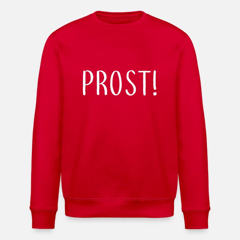 Bier - Prost! Woman - Stanley/Stella Unisex Bio-Sweatshirt ROLLER - Rot
