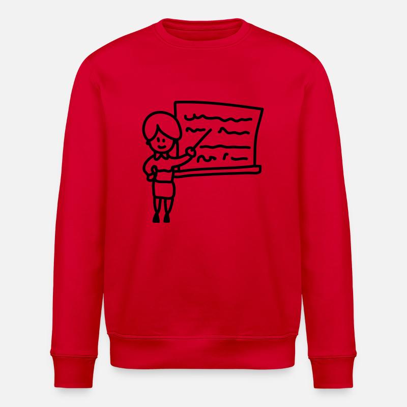 Les enseignants - Line - Sweat bio ROLLER Stanley/Stella Unisexe - rouge