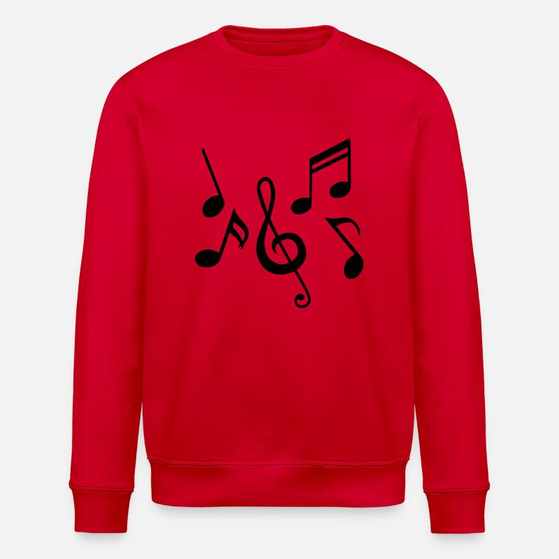Notes - Stanley/Stella ROLLER Unisex Organic Sweatshirt - red