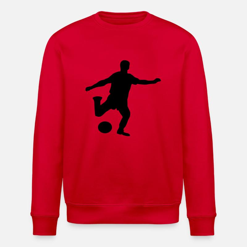 Fußballspieler - Stanley/Stella Unisex Bio-Sweatshirt ROLLER - Rot