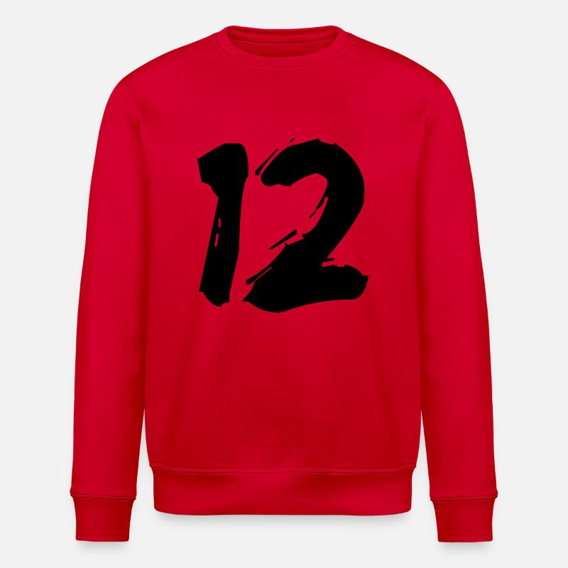 Brushed 12 - Stanley/Stella Unisex Bio-Sweatshirt ROLLER - Rot