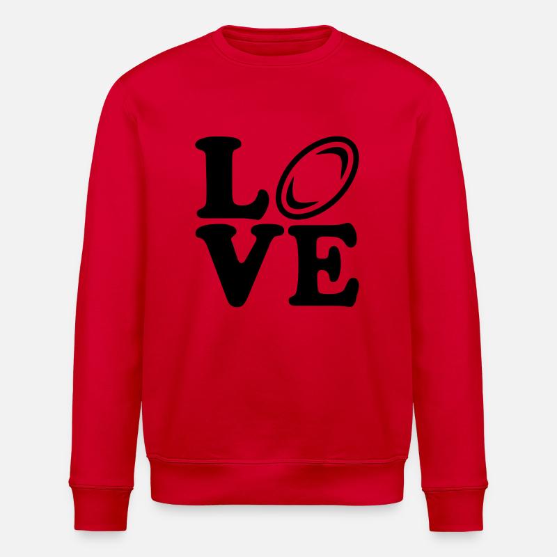 Rugby - Sweat bio ROLLER Stanley/Stella Unisexe - rouge