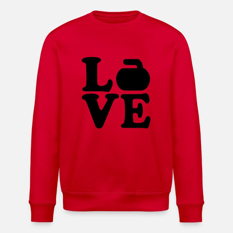 Curling - Stanley/Stella Unisex Bio-Sweatshirt ROLLER - Rot