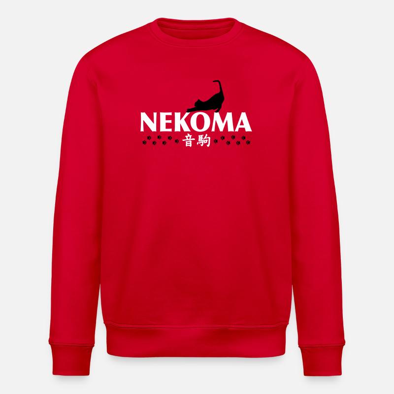 Nekoma Cat Anime - Sweat bio ROLLER Stanley/Stella Unisexe - rouge